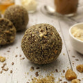 Healthy Standard Alsi Ki Pinni made with flaxseeds and desi ghee winter energy sweet