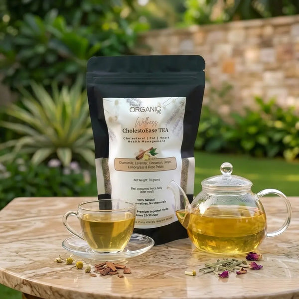 Cholestoease Herbal Tea for weight management by Fully Organic PK
