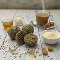 Traditional Pakistani Alsi Ki Pinni natural flaxseed laddu for strength and immunity
