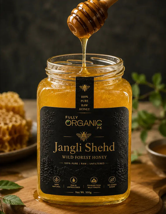 100% Pure Raw Wild Honey – Natural & Unfiltered (100% Organic)