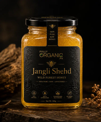 100% Pure Raw Wild Honey – Natural & Unfiltered (100% Organic)