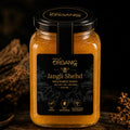 Pure Jangli Shehad raw wild forest honey in glass jar with honey dipper natural honey from Pakistan